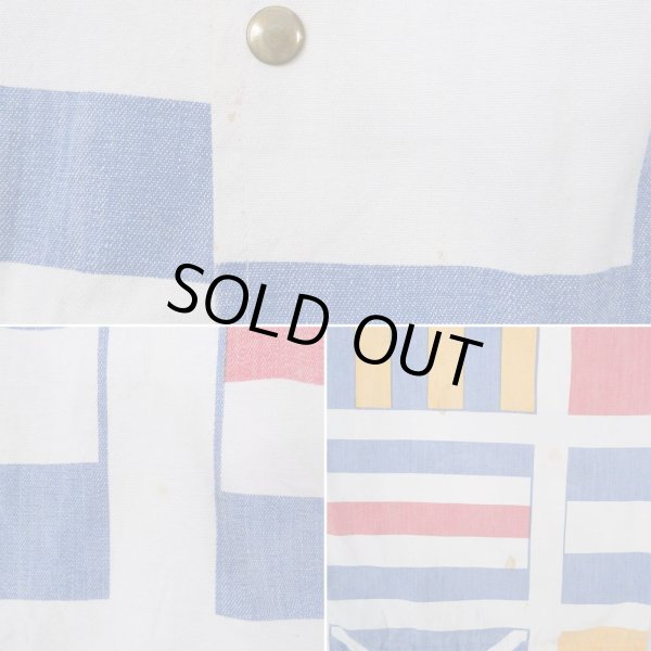 画像4: 90's MICHIGAN RAG 総柄 フーディージャケット (4)