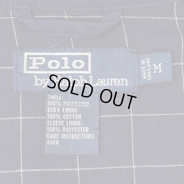 画像2: 00's Polo Ralph Lauren チンスト付き スウィングトップ "NAVY" (2)