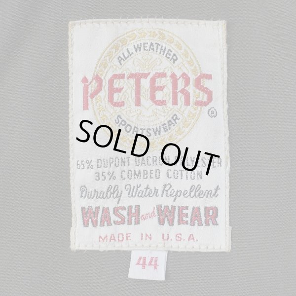 画像3: 60's PETERS ハリントンジャケット "MADE IN USA / OLIVE / AS-IS" (3)