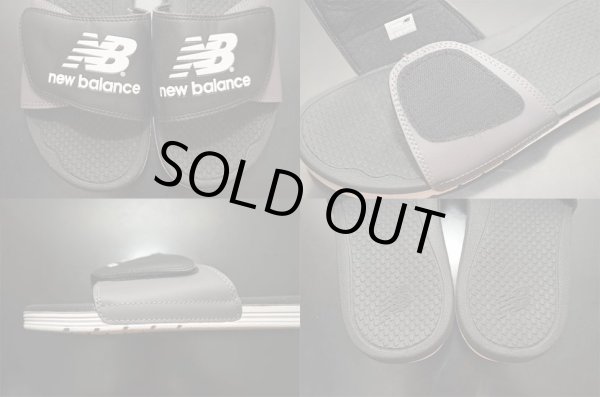 画像2: 日本未発売 New Balance NB PRO ADJUSTABLE SLIDE “BLACK × WHITE” (2)