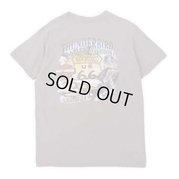 画像2: 00's HARLEY-DAVIDSON 両面プリント ポケットTシャツ (2)