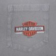 画像4: 00's HARLEY-DAVIDSON 両面プリント ポケットTシャツ (4)