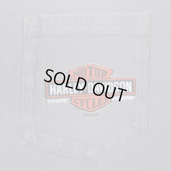 画像4: 00's HARLEY-DAVIDSON 両面プリント ポケットTシャツ (4)