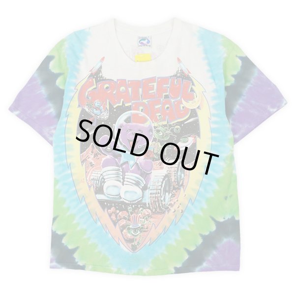 画像1: 90's Grateful Dead タイダイ染め バンドTシャツ "LIQUID BLUE" (1)