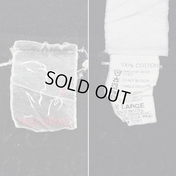 画像3: 90's BEAUTY AND THE BEAST プロモTシャツ "MADE IN USA" (3)