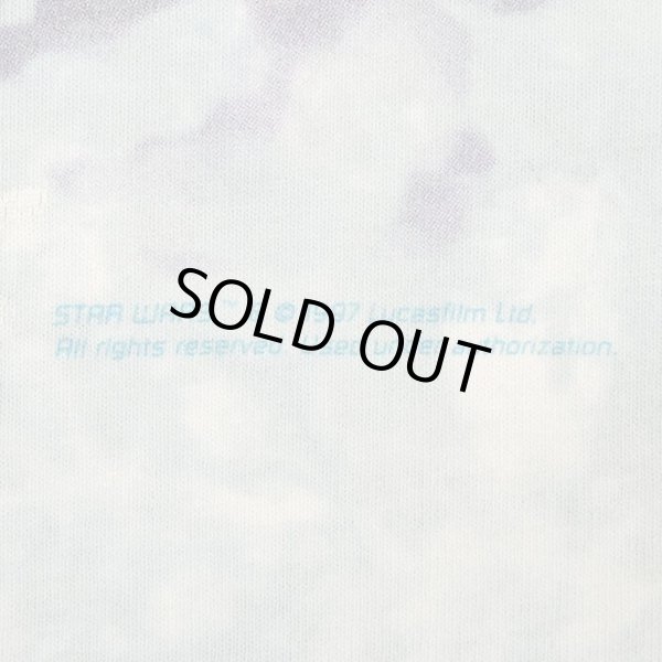 画像4: 90's STAR WARS タイダイ染め ムービーTシャツ "LIQUID BLUE MADE / MADE IN USA" (4)