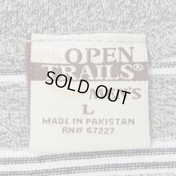 画像2: 90's OPEN TRAIL マルチボーダーTシャツ "DEADSTOCK" (2)