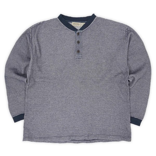 画像1: 90's ST JOHN'S BAY ヘンリーネック サーマルカットソー (1)