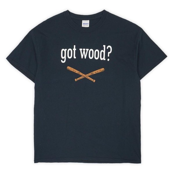 画像1: 00's got wood? プリントTシャツ (1)