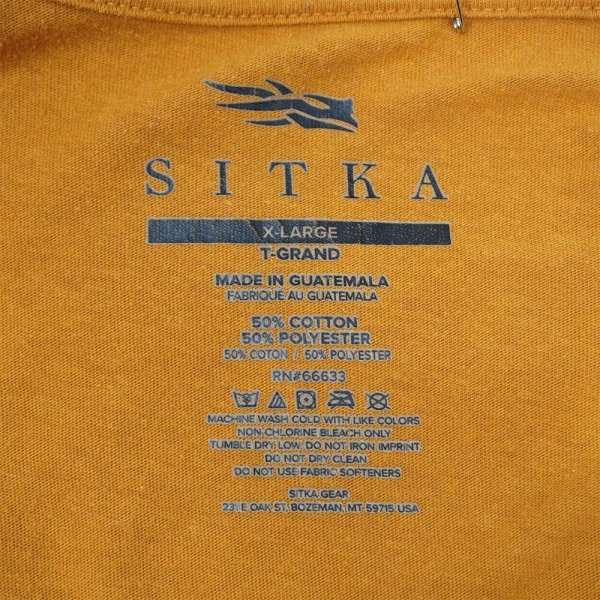 画像2: 00's SITKA ロゴプリントTシャツ (2)