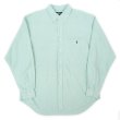 画像1: 90's Polo Ralph Lauren ボタンダウンシャツ “BIG SHIRT / Pale Green” (1)