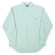 画像1: 90's Polo Ralph Lauren ボタンダウンシャツ “BIG SHIRT / Pale Green” (1)
