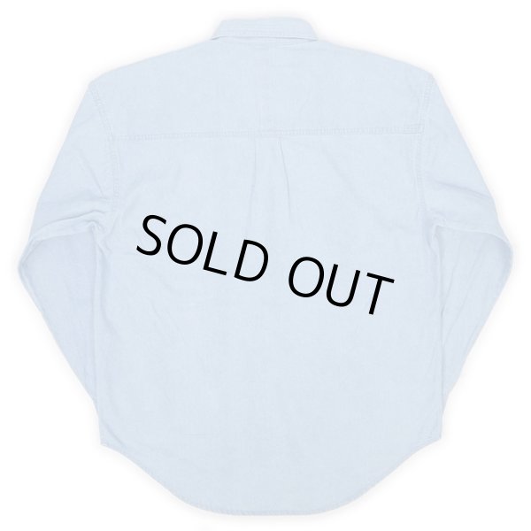 画像2: 90's New York Yankees シャンブレー ボタンダウンシャツ "DEADSTOCK" (2)