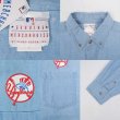 画像3: 90's New York Yankees シャンブレー ボタンダウンシャツ "DEADSTOCK" (3)