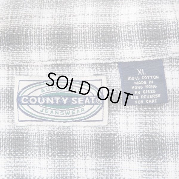 画像3: 90's COUNTY SEAT オンブレチェック柄 オープンカラーシャツ (3)