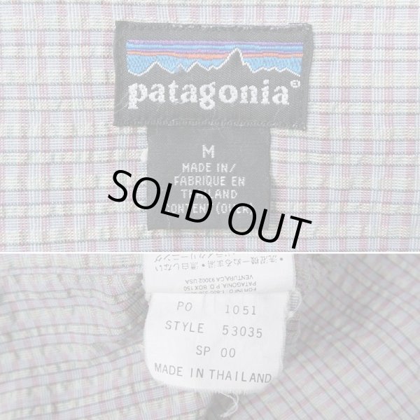 画像2: 00's Patagonia シアサッカーシャツ "SP00" (2)