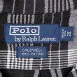 画像2: 90's Polo Ralph Lauren オープンカラーシャツ "CALDWELL / BLACK Plaid" (2)