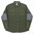 画像1: 00's L.L.Bean アラガッシュフリースオーバーシャツ "OLIVE GREEN" (1)