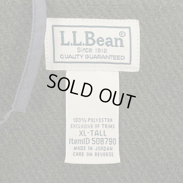 画像2: 00's L.L.Bean アラガッシュフリースオーバーシャツ "OLIVE GREEN" (2)