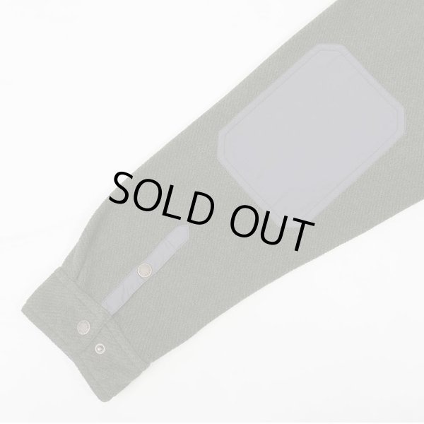 画像4: 00's L.L.Bean アラガッシュフリースオーバーシャツ "OLIVE GREEN" (4)