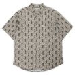 画像1: Late 90's Columbia 総柄 S/S ボタンダウンシャツ (1)