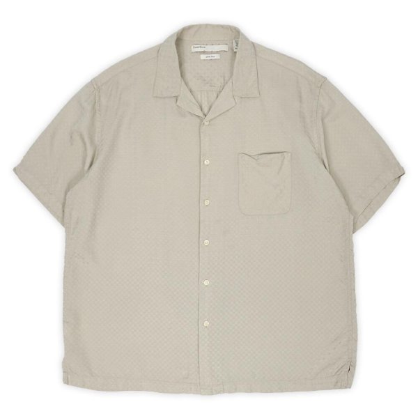 画像1: 90's PERRY ELLIS S/S オープンカラー シルクシャツ (1)