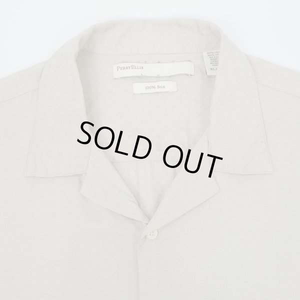 画像3: 90's PERRY ELLIS S/S オープンカラー シルクシャツ (3)