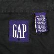 画像2: 90's OLD GAP ボタンダウンシャツ "BLACK" (2)