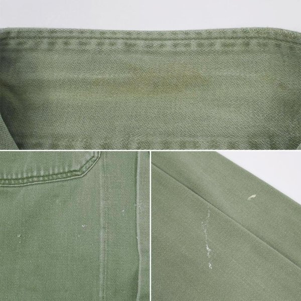 画像2: 60's Local Made コットンサテン ユーティリティーシャツ (2)