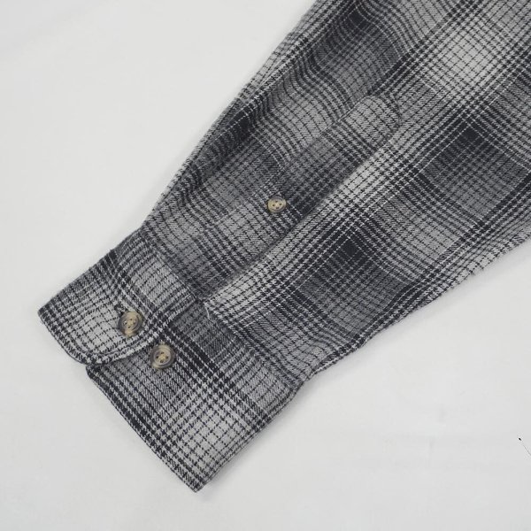 画像4: 90's DAVID TAYLOR フランネル ボタンダウンシャツ "Ombre Plaid" (4)