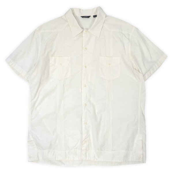 画像1: 00's J.CREW コットンキューバシャツ (1)
