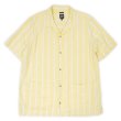 画像1: 00's GAP ストライプ柄 S/S オープンカラーシャツ "COTTON×LINEN" (1)