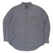 画像1: 90's DOCKERS マルチストライプ柄 レギュラーカラーシャツ "INDIGO" (1)