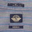 画像2: 90's DOCKERS マルチストライプ柄 レギュラーカラーシャツ "INDIGO" (2)