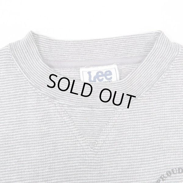 画像4: 90's Lee ボーダー柄 スウェット “企業ロゴ刺繍” (4)