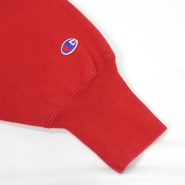 画像3: 90-00's Champion リバースウィーブ スウェット "目無し / RED" (3)