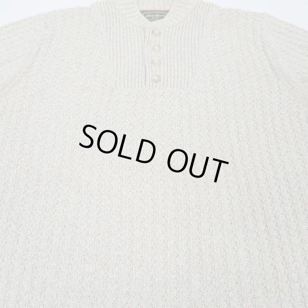 画像4: 00's Eddie Bauer コットン ジープニット “BEIGH MIX” (4)