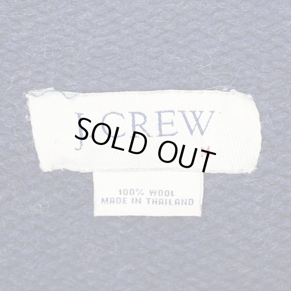画像2: 00's J.CREW ロールネック ウールニット "NAVY" (2)
