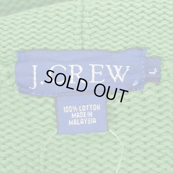 画像2: Early 00's J.CREW ロールネック コットンニット “GREEN” (2)