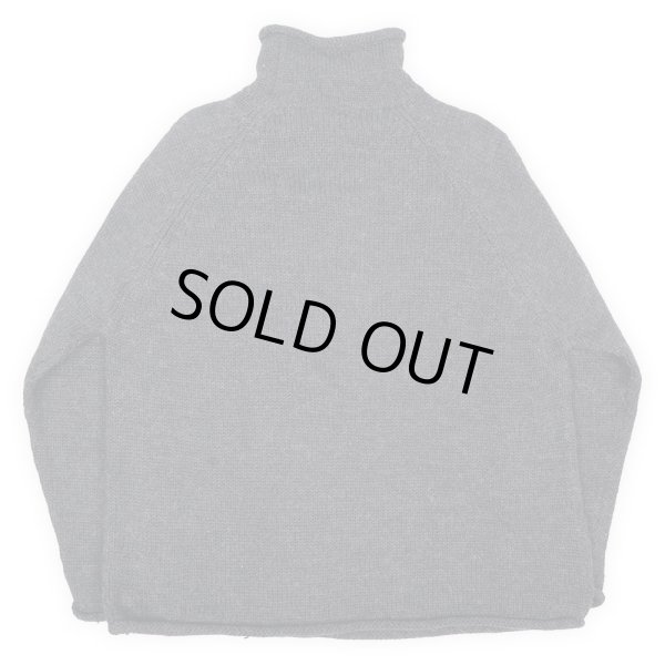 画像2: 90's J.CREW ロールネック ウールニット “CHARCOAL GRAY” (2)