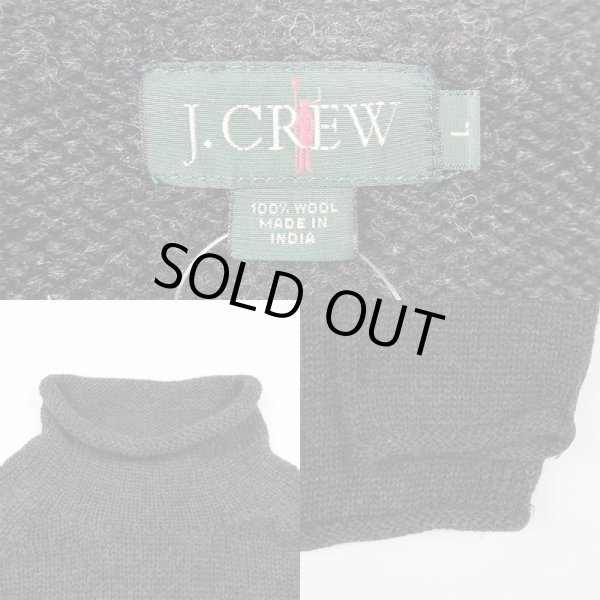 画像3: 90's J.CREW ロールネック ウールニット “CHARCOAL GRAY” (3)