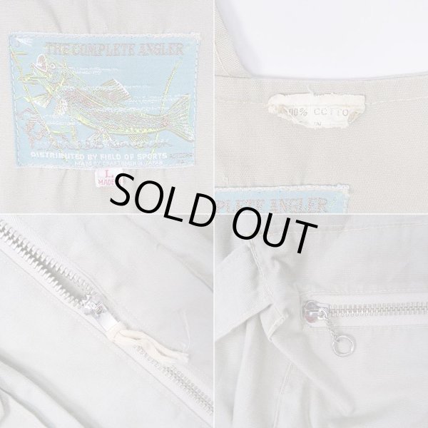 画像3: 70's THE COMPLETE ANGLER フィッシングベスト "DEADSTOCK" (3)