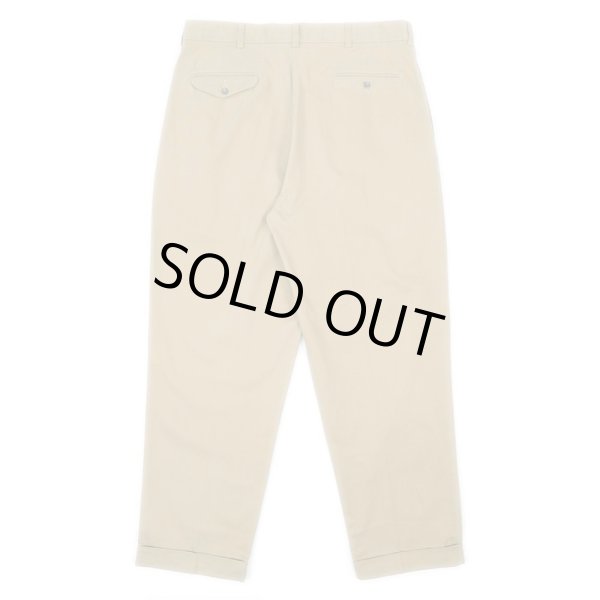 画像2: 90's Polo Ralph Lauren 2タック チノトラウザー "HAMMOND PANT / W36 L30" (2)
