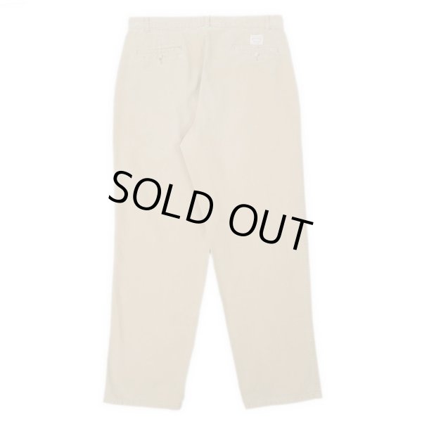 画像2: 90's Polo Ralph Lauren 2タック チノトラウザー "W33 L32" (2)