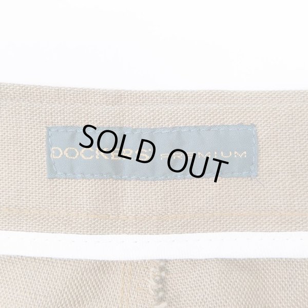 画像3: 90-00's DOCKERS 2タック リネントラウザー "W34 L32" (3)