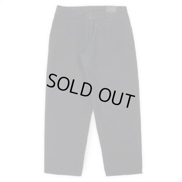 画像2: 90's Levi's silverTab 1タック ブラックデニムパンツ "MADE IN USA / baggy pleated" (2)