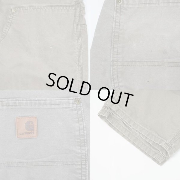 画像4: 00's Carhartt ライトダック ダブルニーペインターパンツ “LIGHT BROWN” (4)