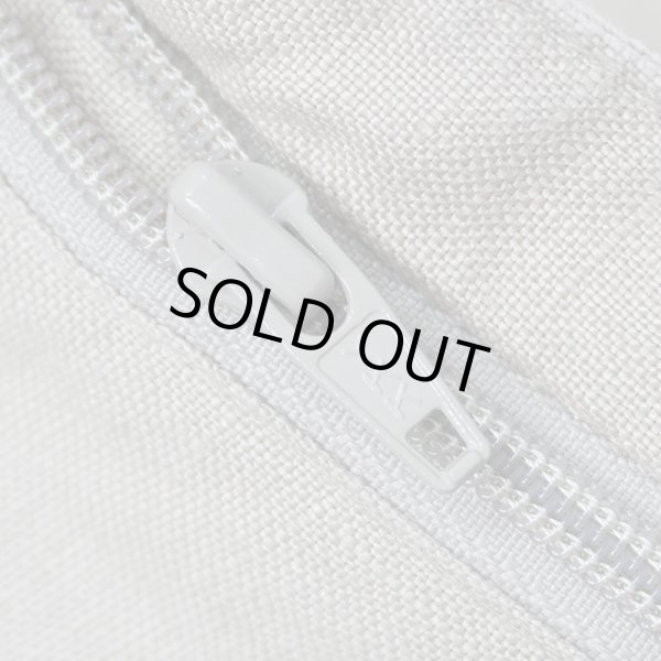 画像4: 00's OLD GAP ノータック リネントラウザー "W34 L30相当" (4)