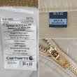 画像4: 00's Carhartt コットンキャンバス ペインターパンツ "B151 DKH / W35 L32" (4)