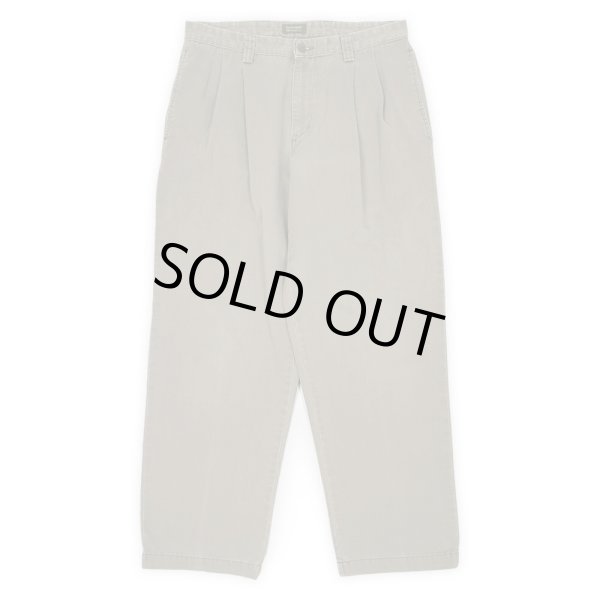 画像1: 90's DOCKERS 2タック チノトラウザー "KHAKI / W34 L30" (1)